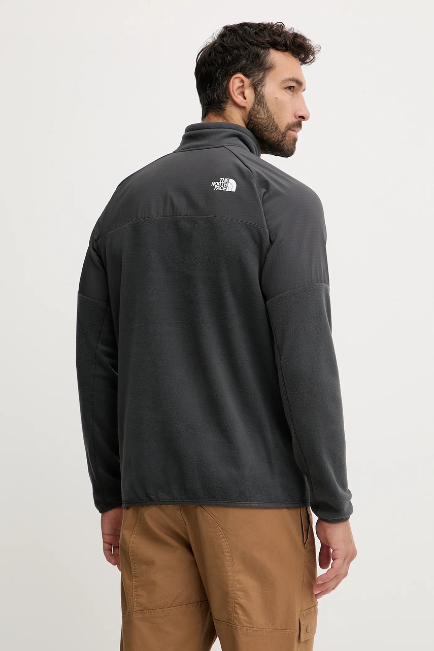 Αθλητική μπλούζα The North Face Glacier Heavyweight χρώμα: γκρι, NF0A89JHU8M1 φωτογραφία