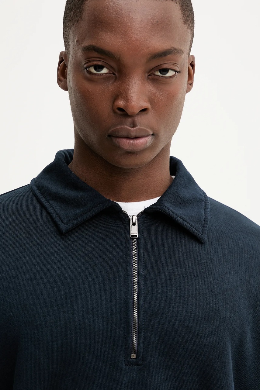 Βαμβακερή μπλούζα ZADIG&VOLTAIRE χρώμα: ναυτικό μπλε, JMSS01313 φωτογραφία