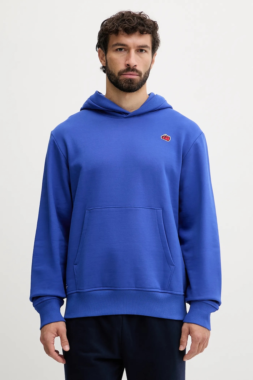 The North Face hanorac de bumbac Icon Relaxed cu glugă, cu imprimeu, NF0A8EU8CZ61