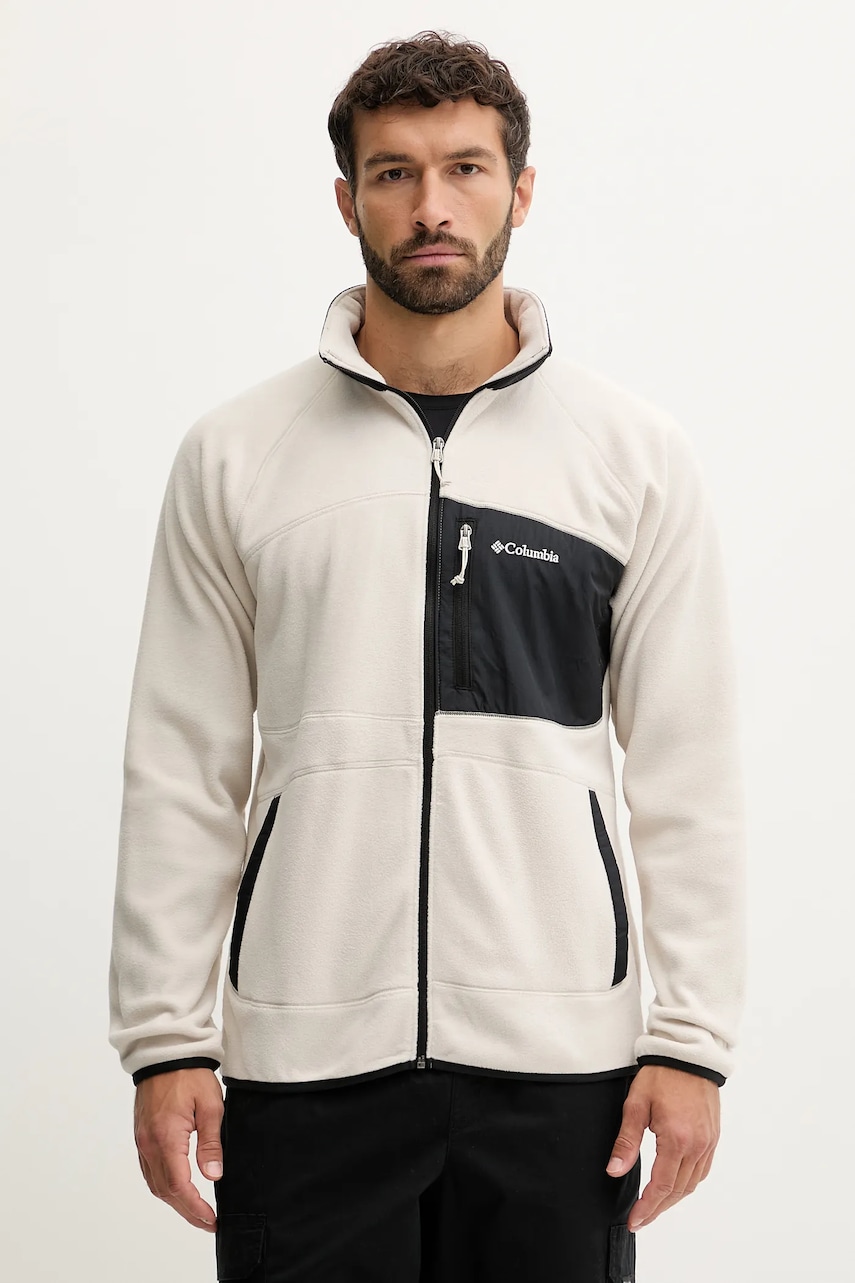 Columbia bluză Fast Trek culoarea bej, uni, 2135691