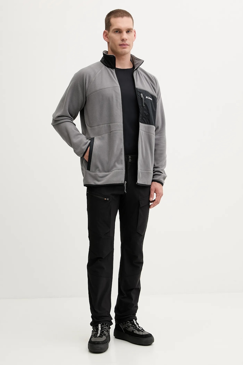 Кофта Columbia Fast Trek цвет серый однотонная 2135691