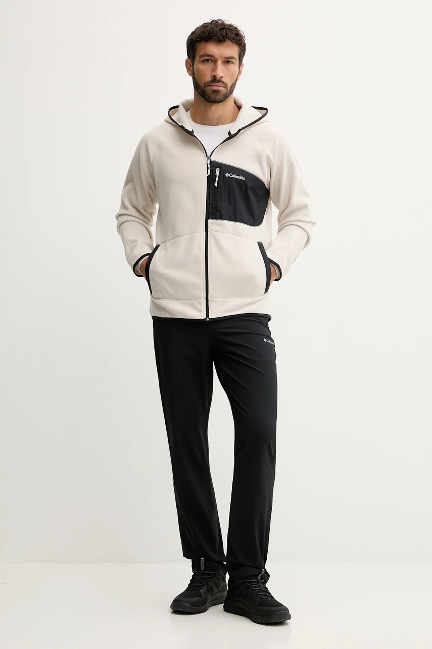 Кофта Columbia Fast Trek цвет серый однотонная 2135701