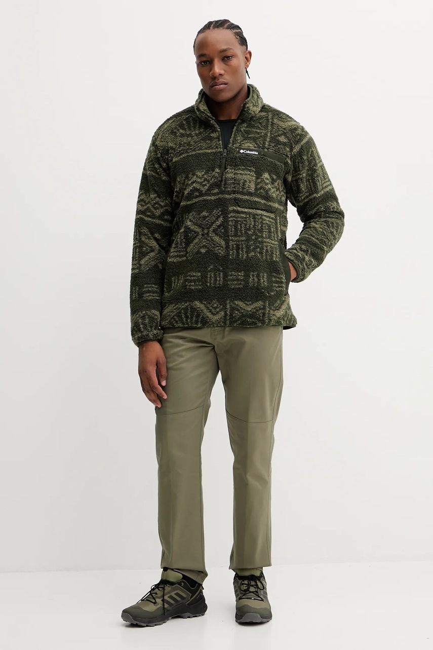 Кофта outdoor Columbia Rugged Ridge цвет зелёный узор 2135471
