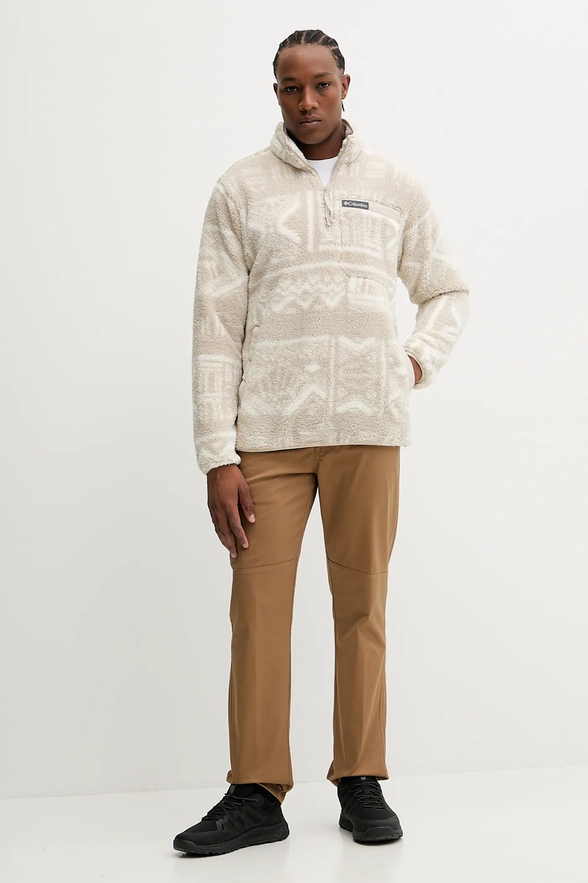 Кофта outdoor Columbia Rugged Ridge цвет бежевый узор 2135471