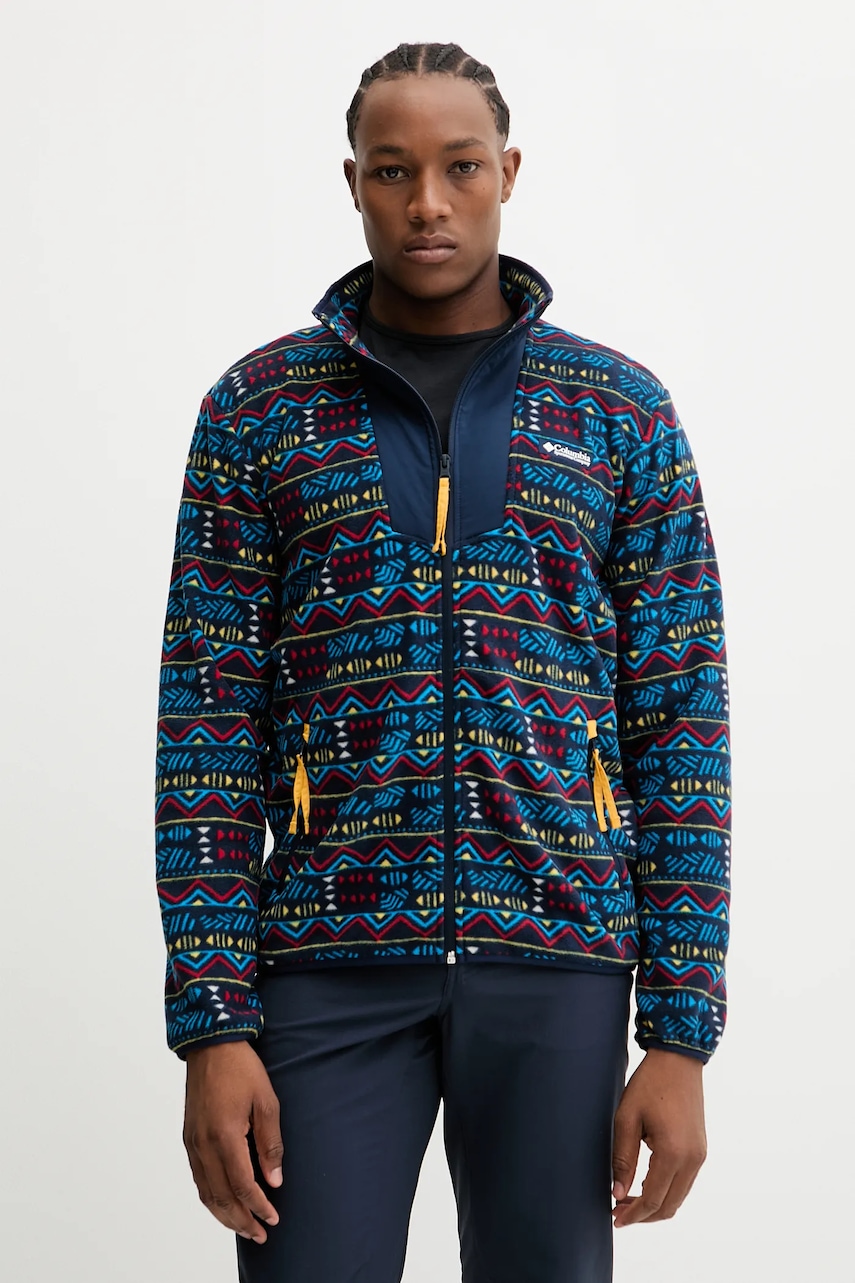 Columbia hanorac în aer liber Sequoia Grove culoarea bleumarin, cu model, 2135511