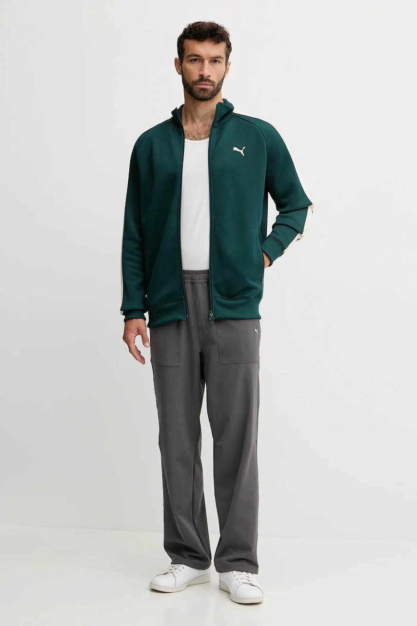 Кофта Puma цвет зелёный узор 629587 Кофта Puma цвет зелёный узор 629587