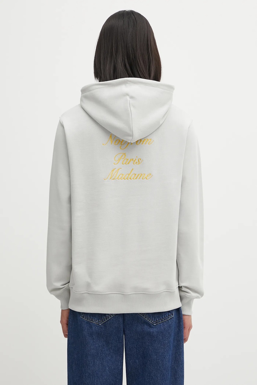 Drôle de Monsieur bluza bawełniana Le Hoodie Slogan Calligraphy