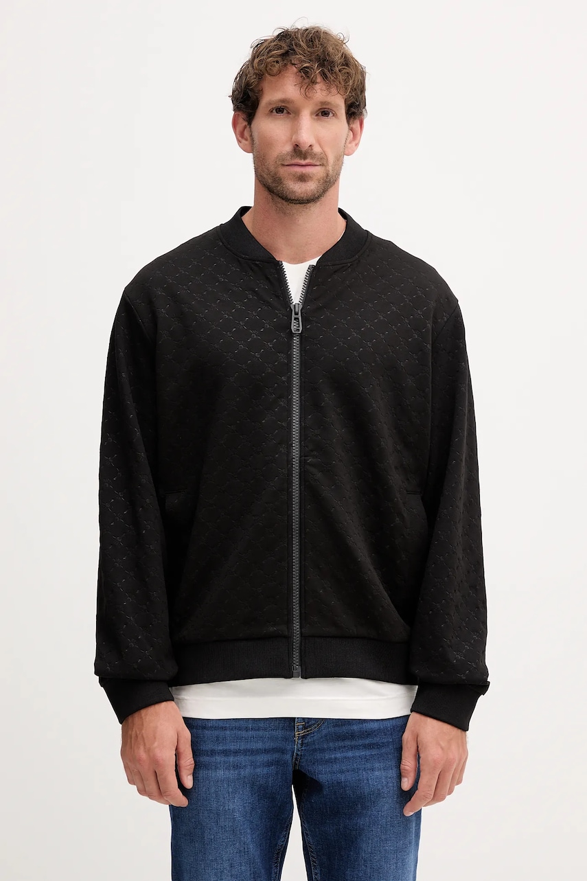 Joop! bluză culoarea negru, uni, 30046982