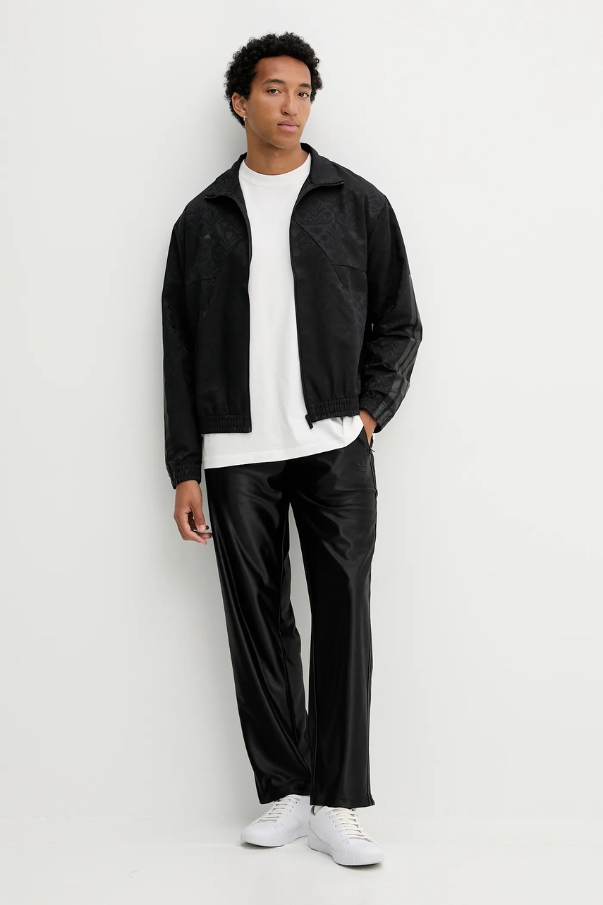 Кофта adidas House of Tiro цвет чёрный узор JM1754