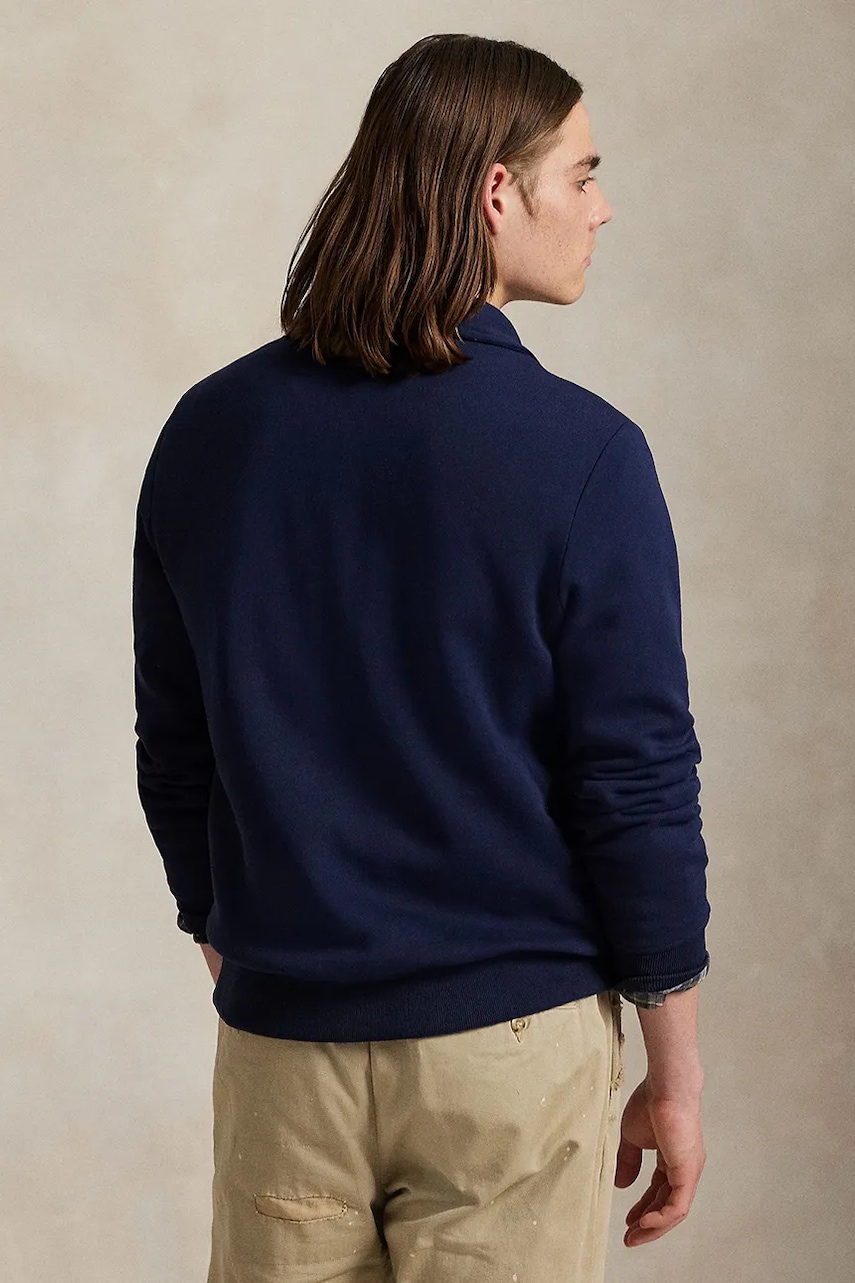 Кофта Polo Ralph Lauren цвет синий с аппликацией 710981150 Кофта Polo Ralph Lauren цвет синий с аппликацией 710981150
