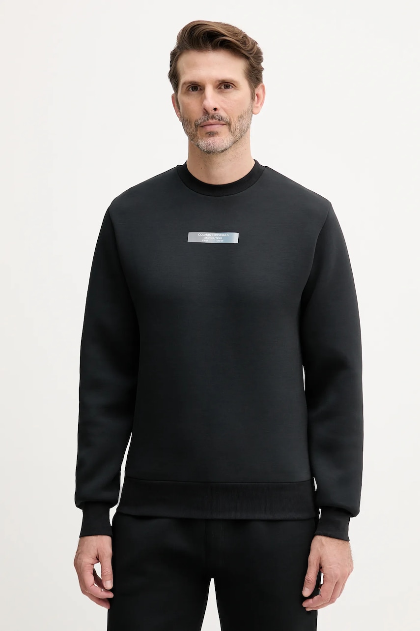 Colmar bluză culoarea negru, cu imprimeu, 6729.9ZK