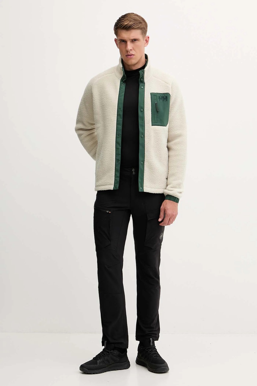 Флисовая кофта Helly Hansen PANORAMA цвет бежевый однотонная 63348