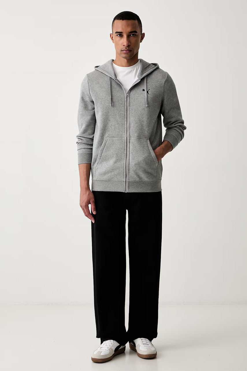 Puma кофта, яка розстібається, з капюшоном чоловіча з бавовною