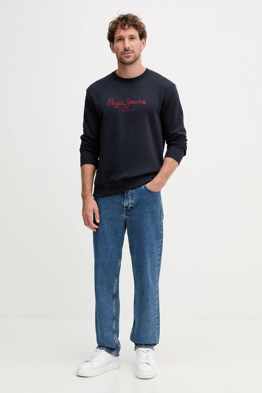 Кофта Pepe Jeans цвет синий с принтом PM5800011 Кофта Pepe Jeans цвет синий с принтом PM5800011
