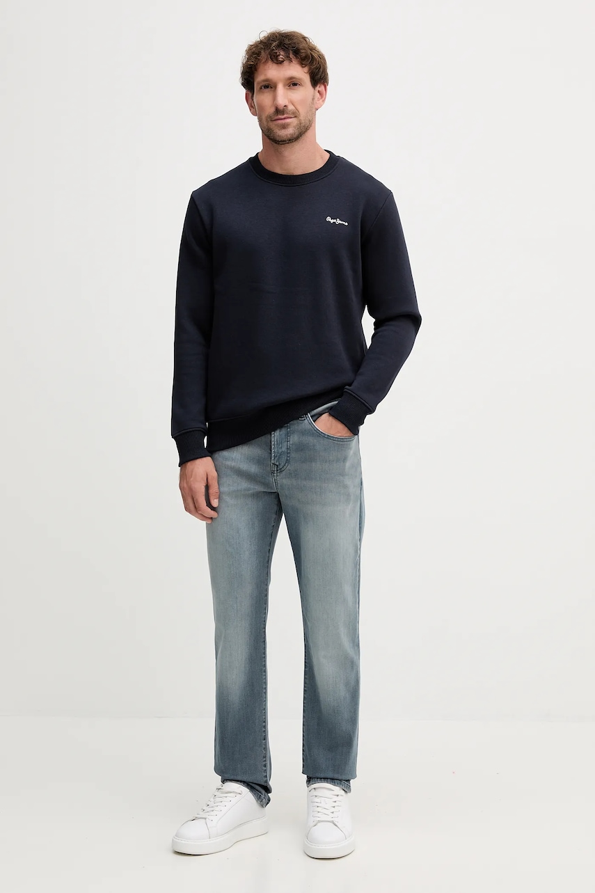 Кофта Pepe Jeans цвет синий однотонная PM5800013 Кофта Pepe Jeans цвет синий однотонная PM5800013