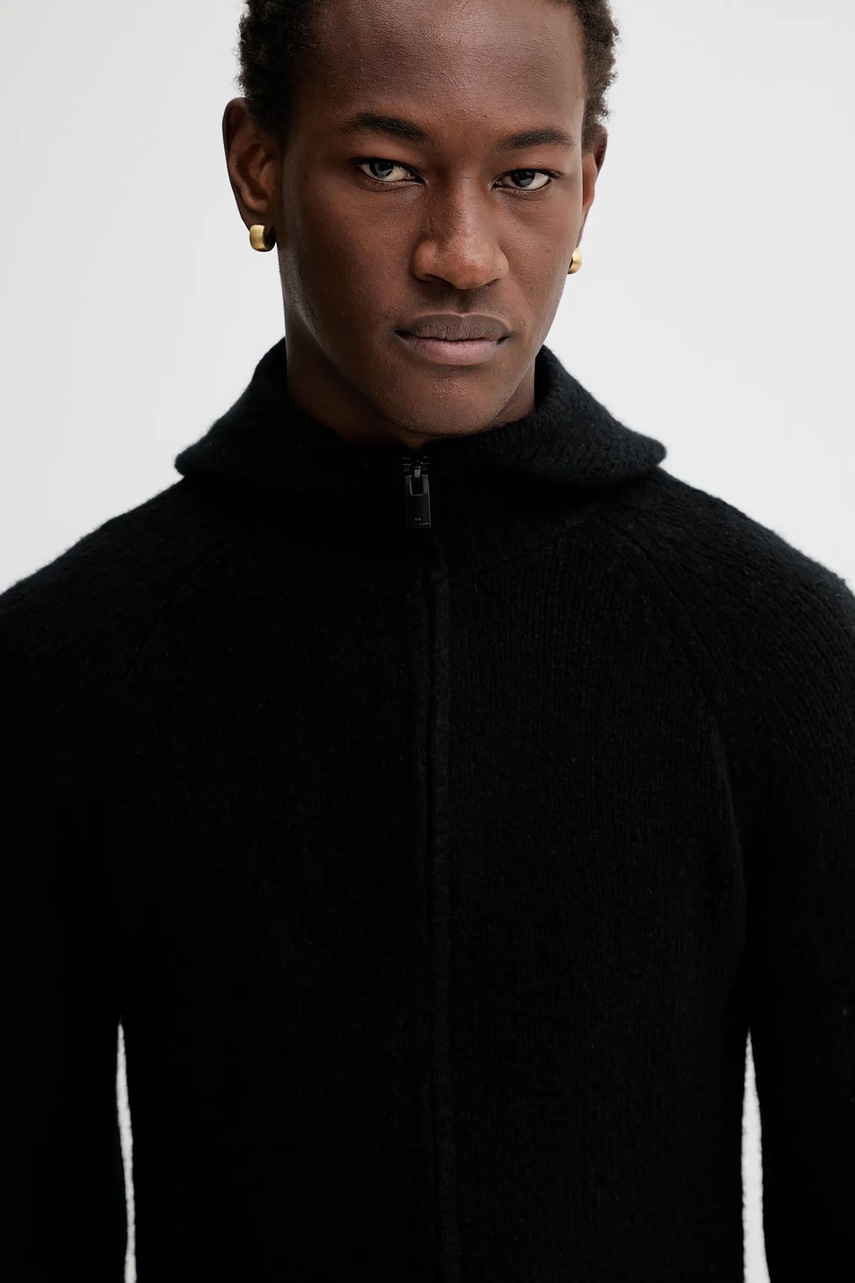 Kardigan s příměsí vlny Heliot Emil (obrázek 4)