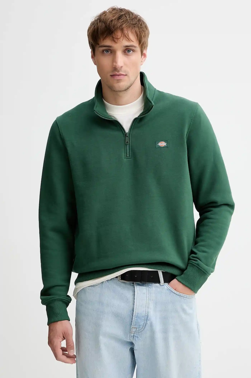 Dickies bluză culoarea verde, uni, DK0A4XD4 - 0 | YEO