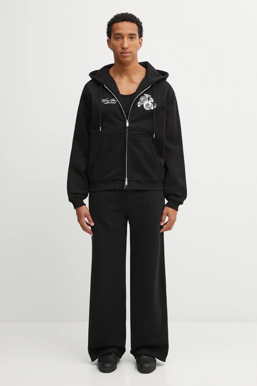 Filling Pieces bluza bawełniana Zip Hoodie Bouquet (zdjęcie 5)