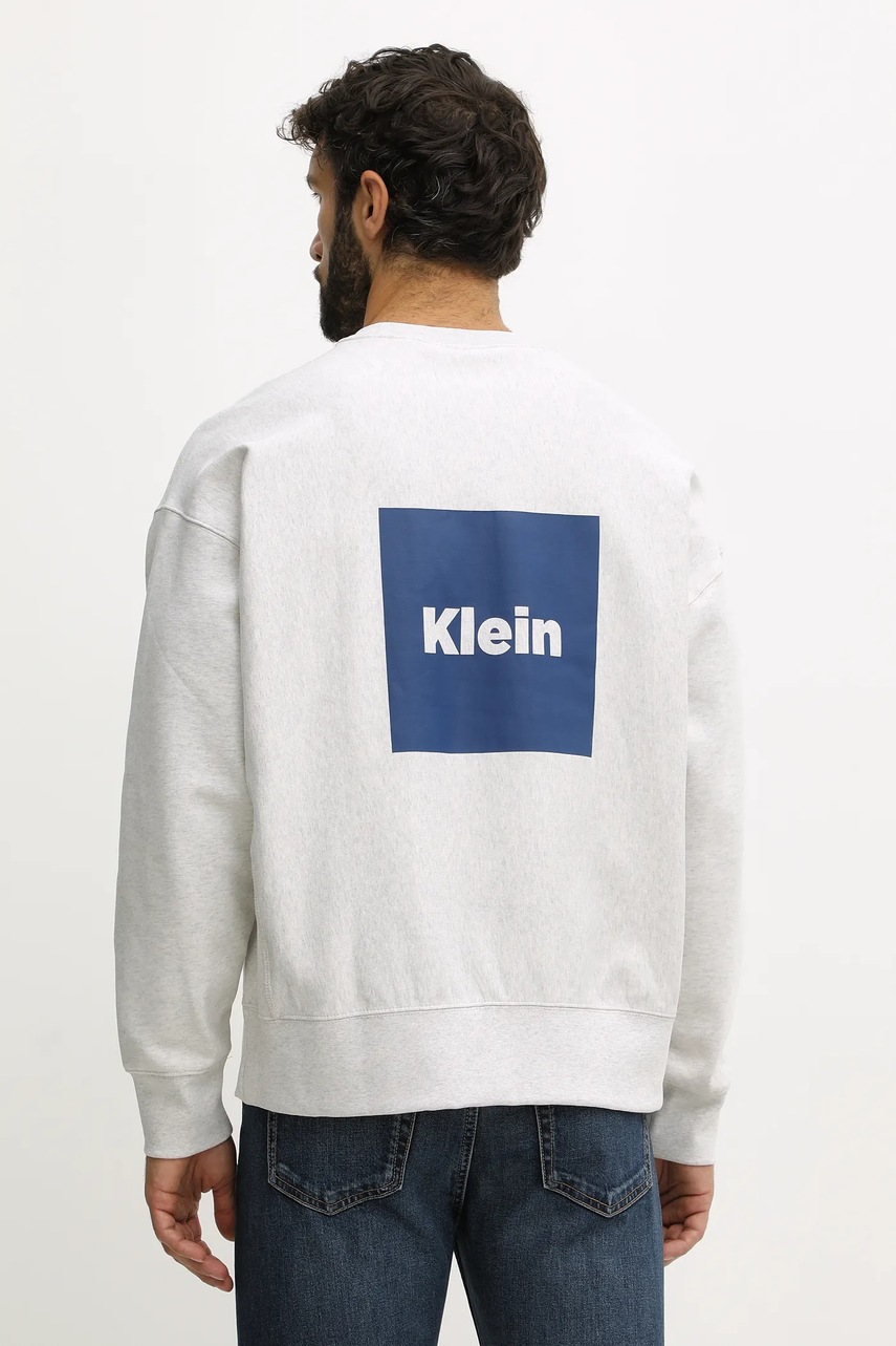 Μπλούζα Calvin Klein Jeans χρώμα: γκρι, LV04RD216G φωτογραφία