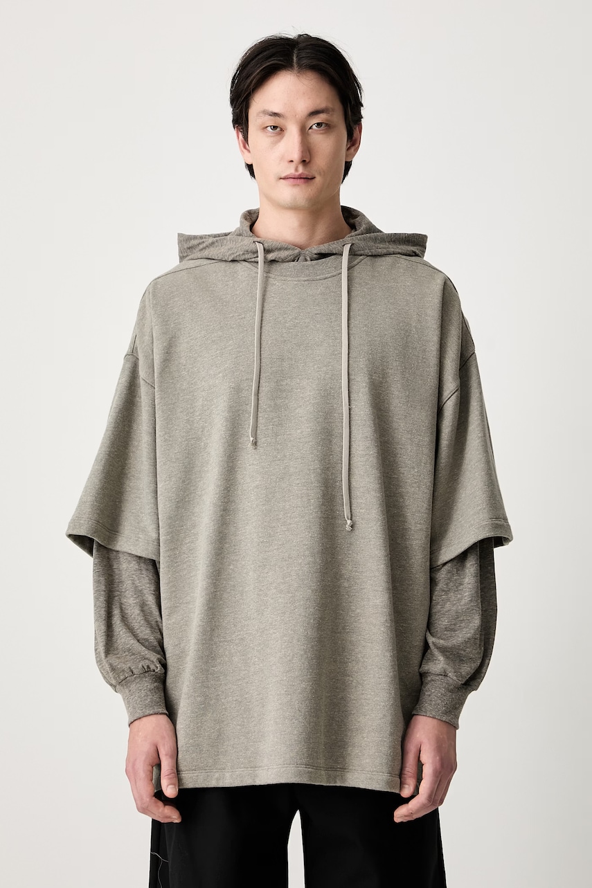 Rick Owens DRKSHDW Tommy Hustler bluza z kapturem z bawełną męska