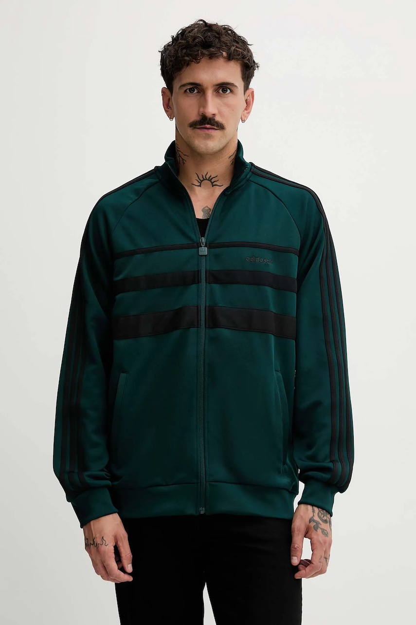 Levně Mikina adidas Originals First TT pánská, s aplikací, JX1487