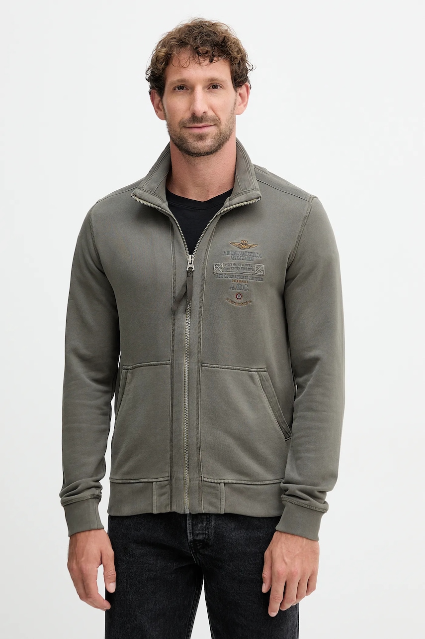 Aeronautica Militare hanorac de bumbac uni, FE2055UF00665