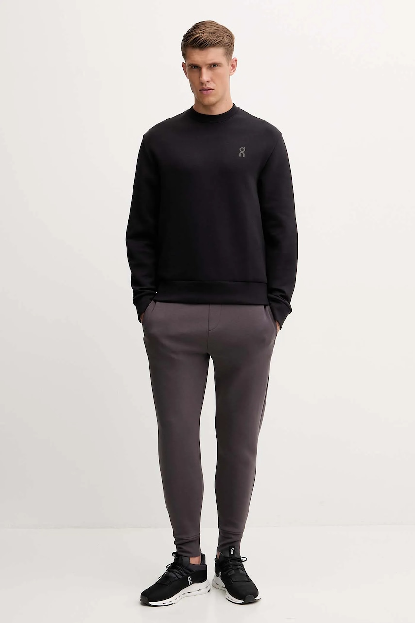 Кофта для тренинга ON running Focus Tech цвет чёрный с принтом 1MF30310553 Кофта для тренинга ON running Focus Tech цвет чёрный с принтом 1MF30310553