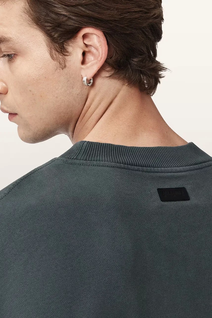 Bavlněná mikina AllSaints MILO (obrázek 3)