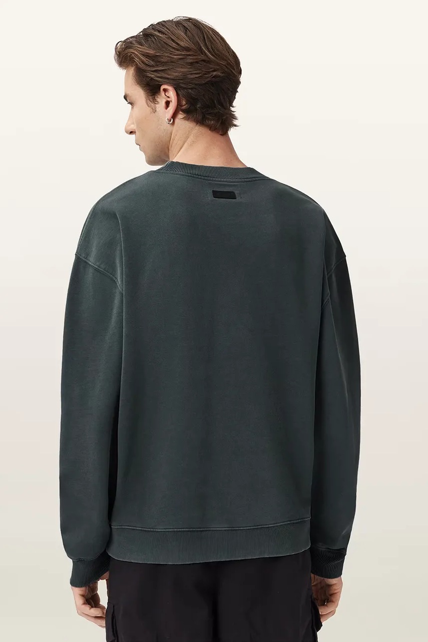 Bavlněná mikina AllSaints MILO (obrázek 4)