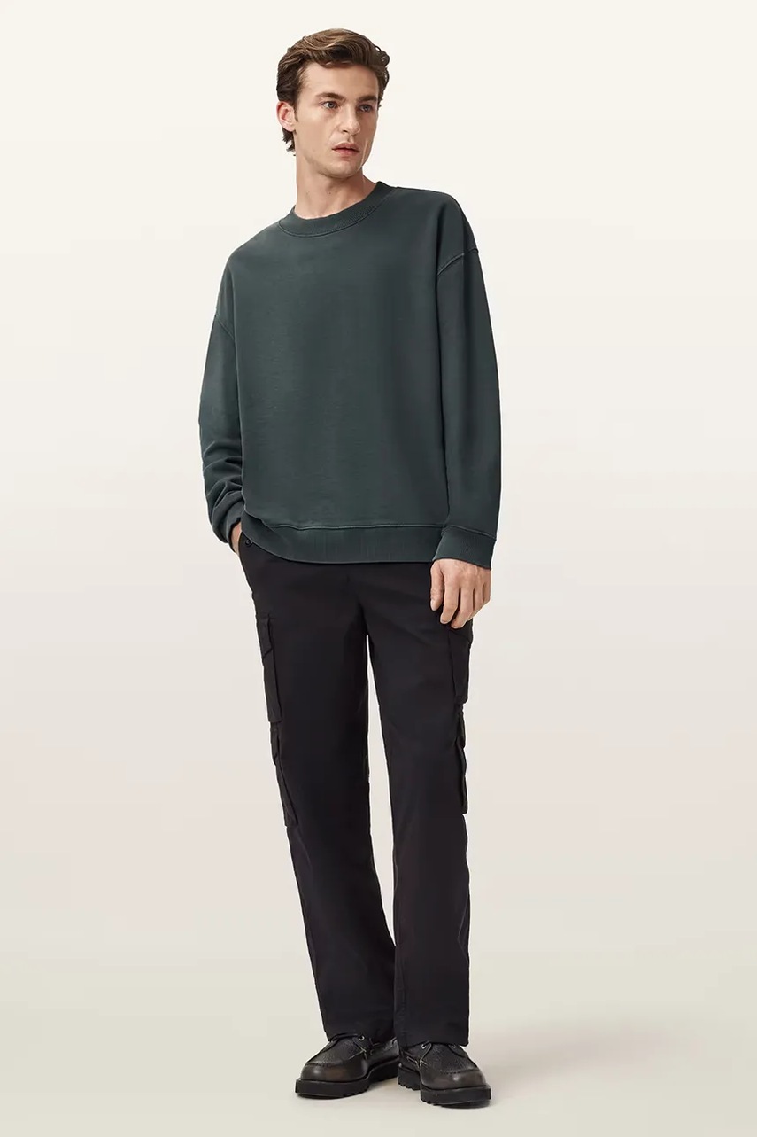 Bavlněná mikina AllSaints MILO (obrázek 6)