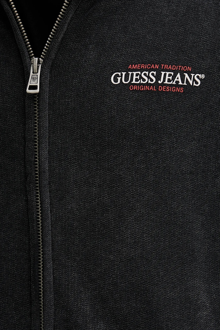 Βαμβακερή μπλούζα Guess Jeans χρώμα: γκρι, M5BQ32 KCPR1 φωτογραφία