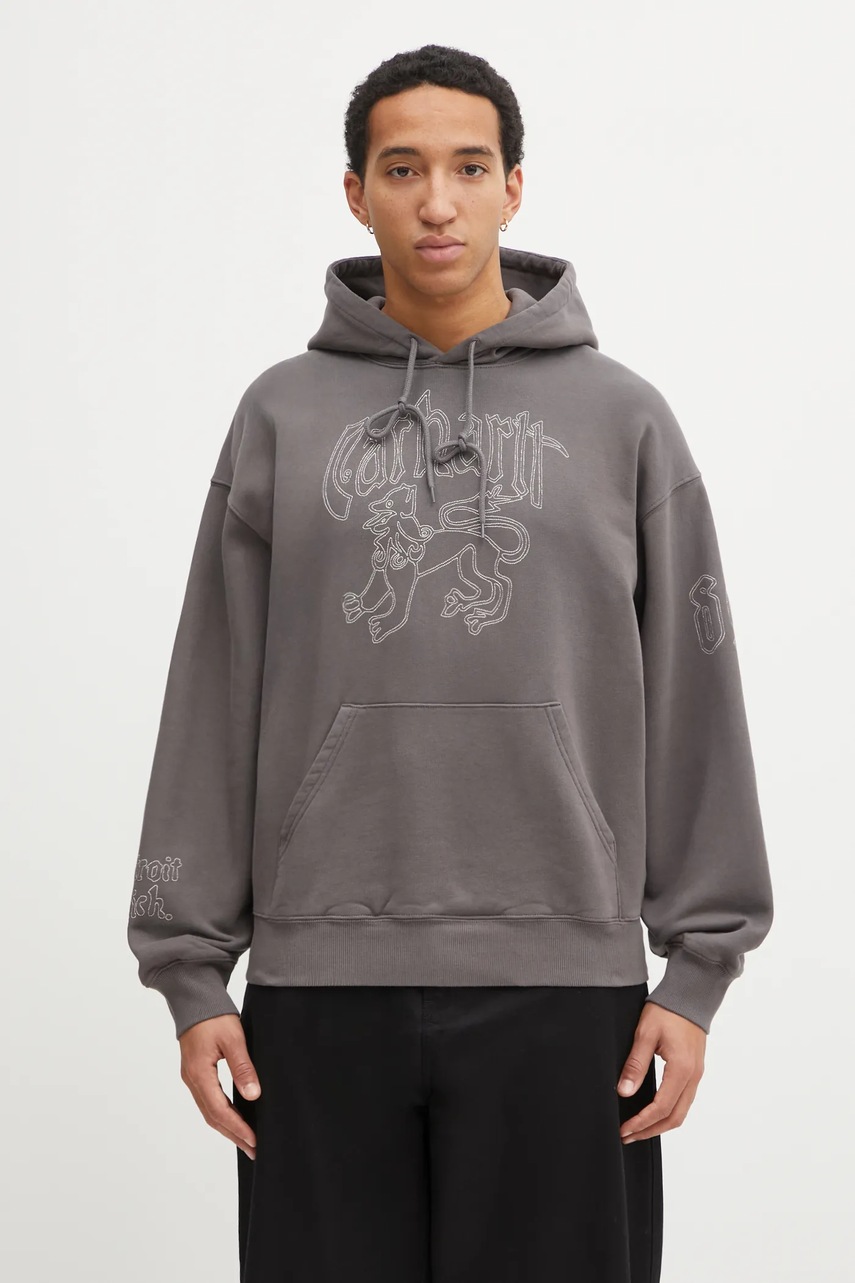 Carhartt WIP hanorac de bumbac Hooded Hackwork Sweat