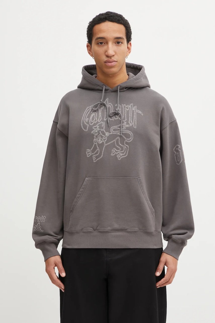 Carhartt WIP bluza bawełniana Hooded Hackwork Sweat