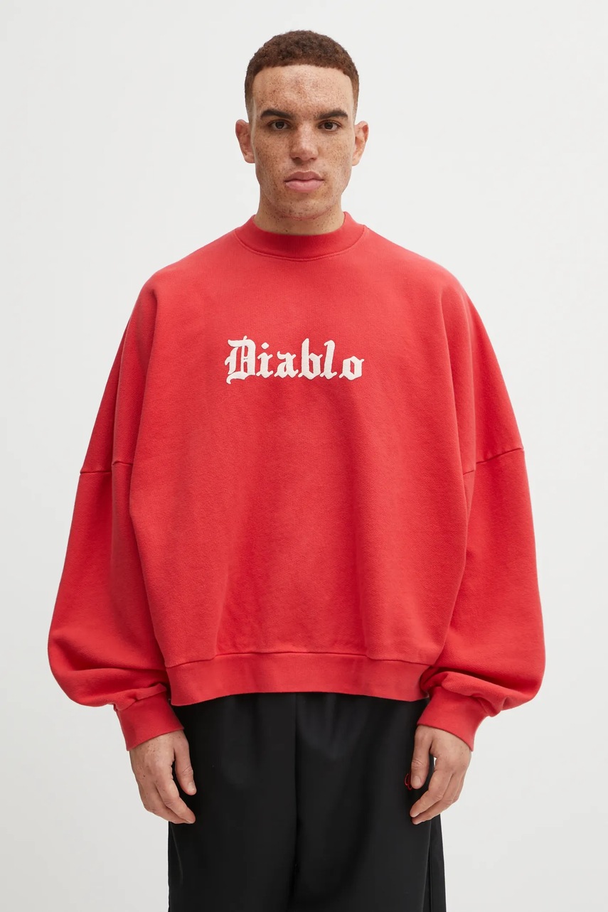 Willy Chavarria hanorac de bumbac Diablo Hooligan