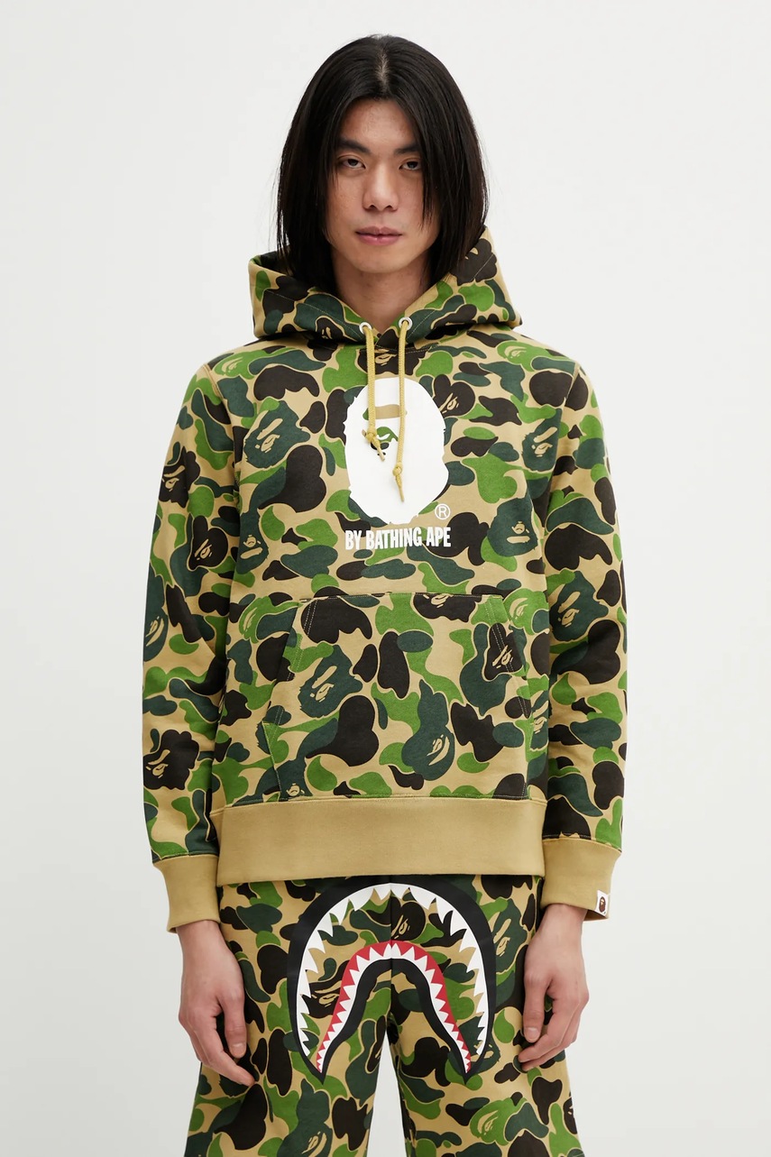 A Bathing Ape hanorac de bumbac ABC Camo