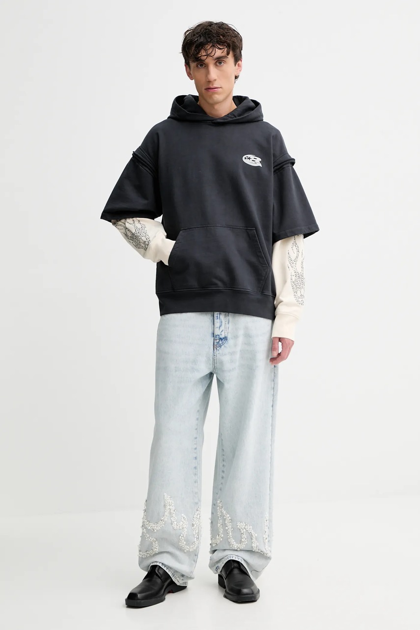 Bavlněná mikina Barrow (obrázek 4)