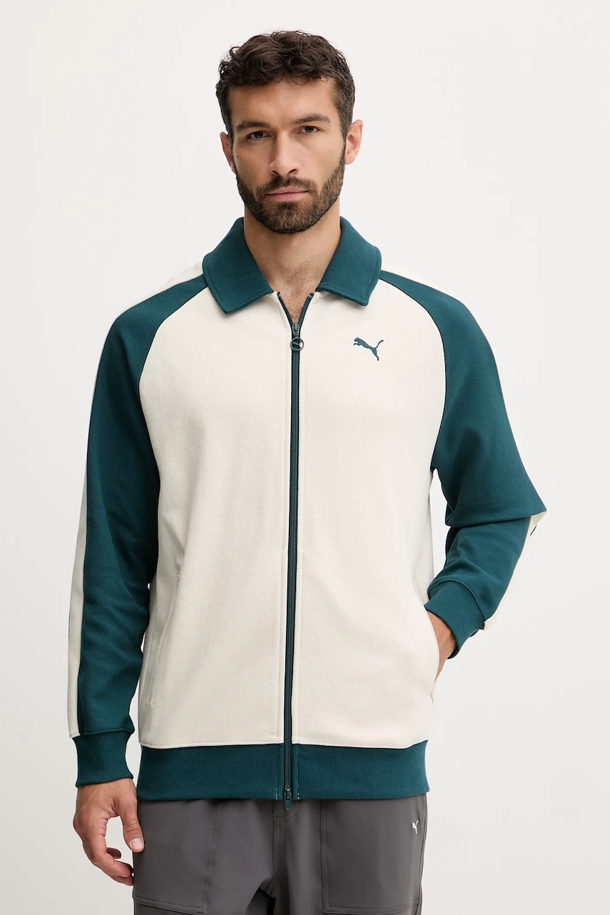 Puma bluză culoarea bej, uni, 632994