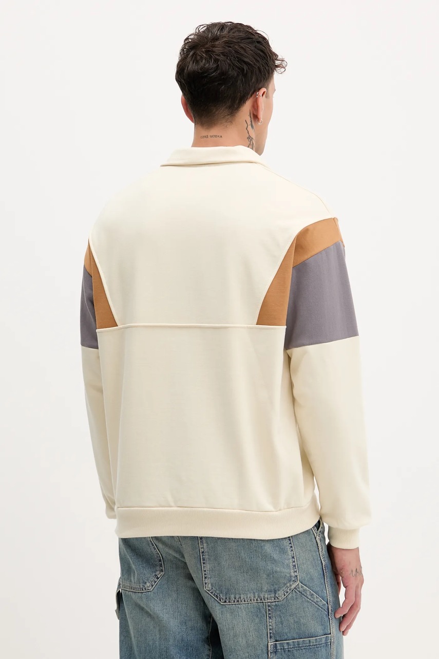 Μπλούζα Kaotiko χρώμα: μπεζ, AR097-01-G002 φωτογραφία