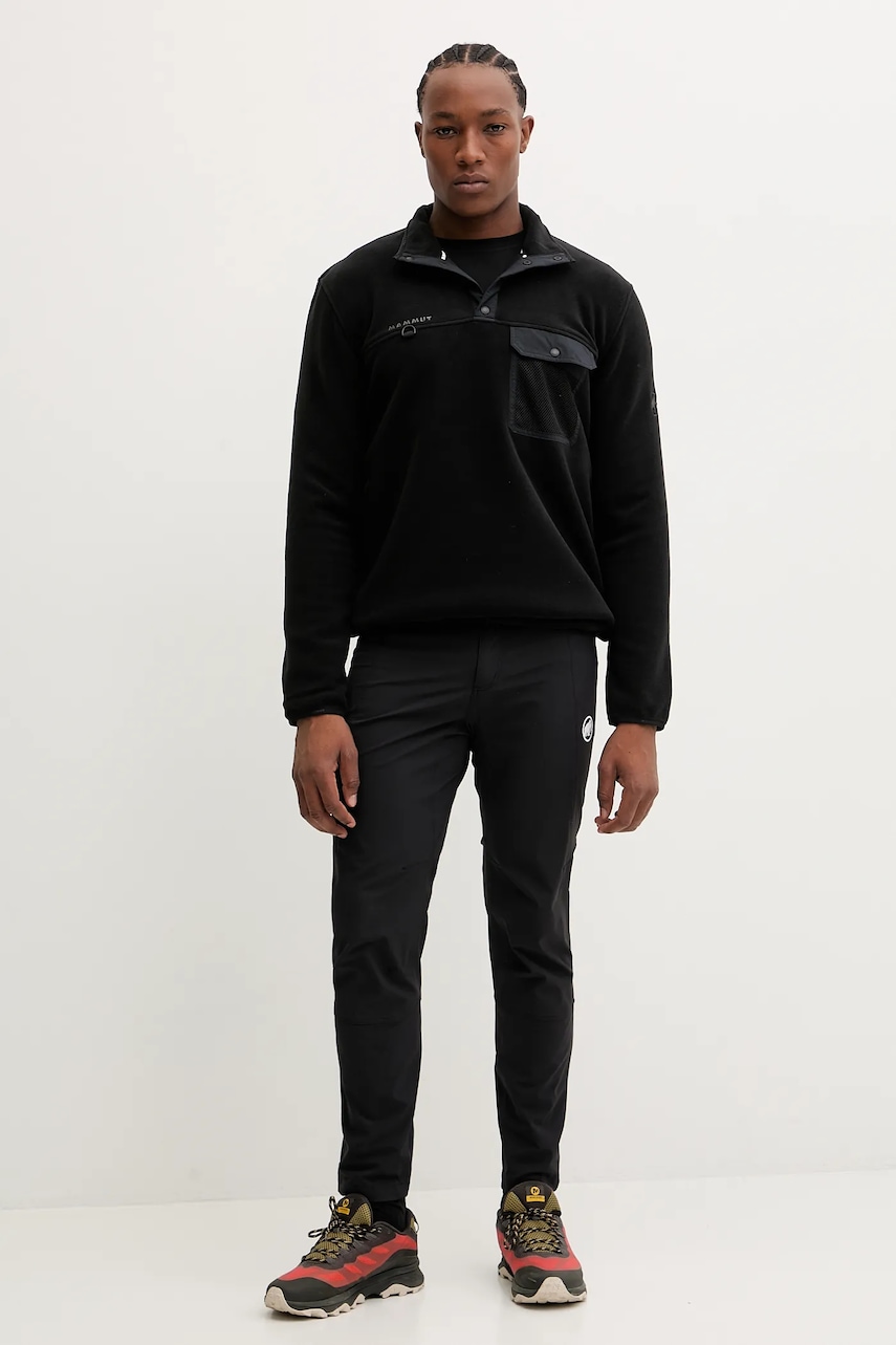 Спортивная кофта Mammut Moonstone Hybrid цвет чёрный однотонная 1014.06120