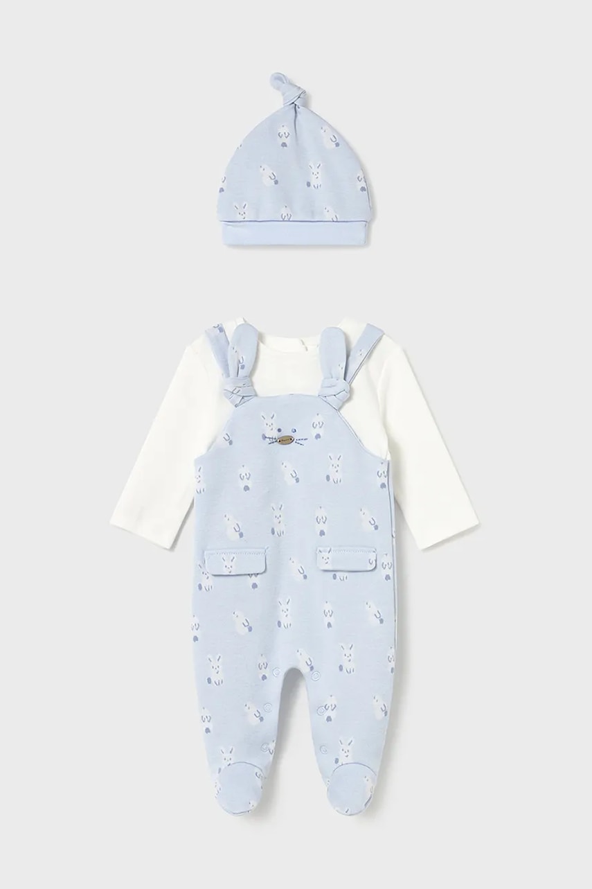 Mayoral Newborn salopetă și pălărie pentru bebeluși 2609