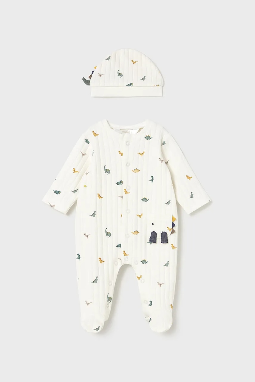 Mayoral Newborn salopetă și pălărie pentru bebeluși 2717