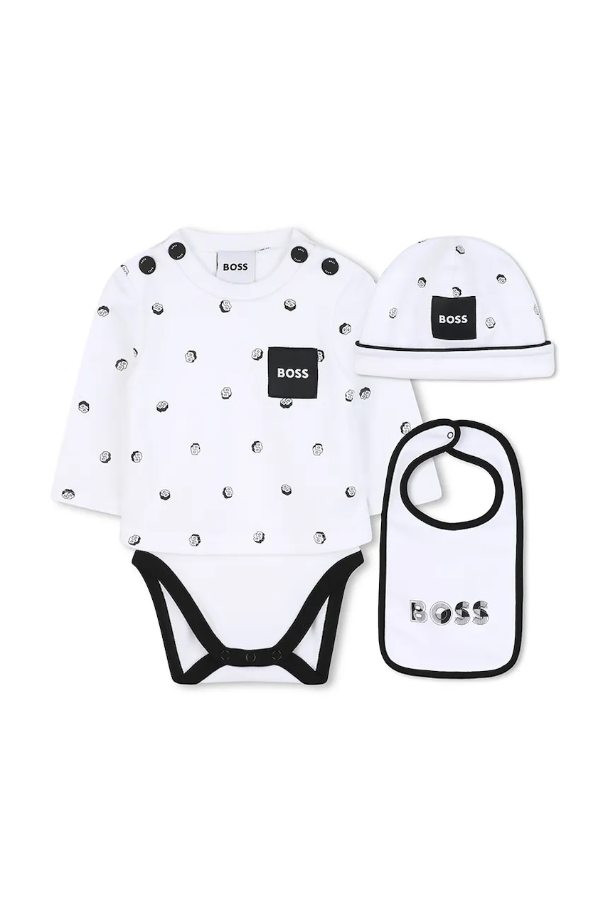 BOSS body din bumbac pentru bebeluși J52490