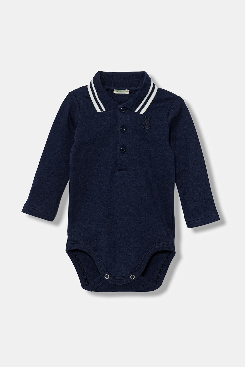 United Colors of Benetton body din bumbac pentru bebeluși 3CDIAB00F