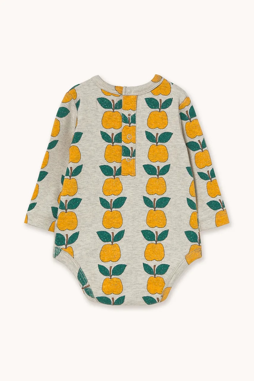 Детское боди из хлопка Tinycottons APPLES RIB BODY AW25-239 Детское боди из хлопка Tinycottons APPLES RIB BODY AW25-239