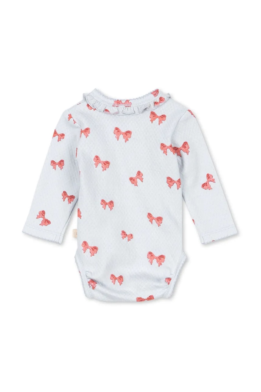 Детское боди из хлопка Konges Sløjd SUI NEWBORN FRILL BODY GOTS KS104004 Детское боди из хлопка Konges Sløjd SUI NEWBORN FRILL BODY GOTS KS104004
