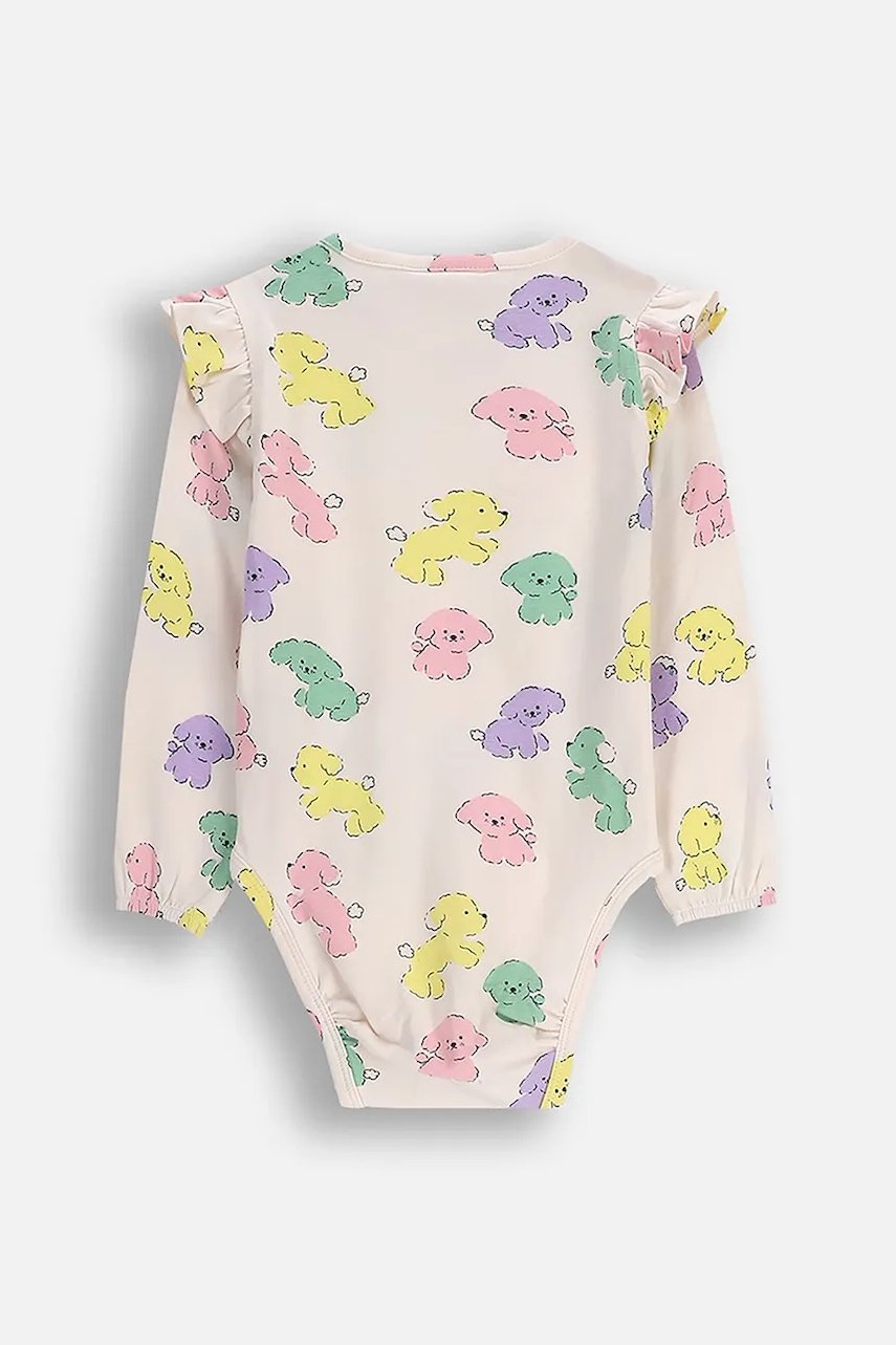 Боди с хлопком для младенцев Coccodrillo HAPPY PUPPY GIRL NEWBORN Боди с хлопком для младенцев Coccodrillo HAPPY PUPPY GIRL NEWBORN