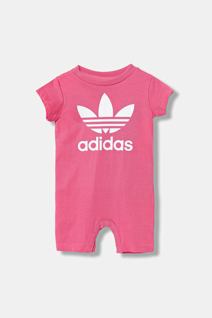 Бавовняний ромпер для немовлят adidas Originals JY1134