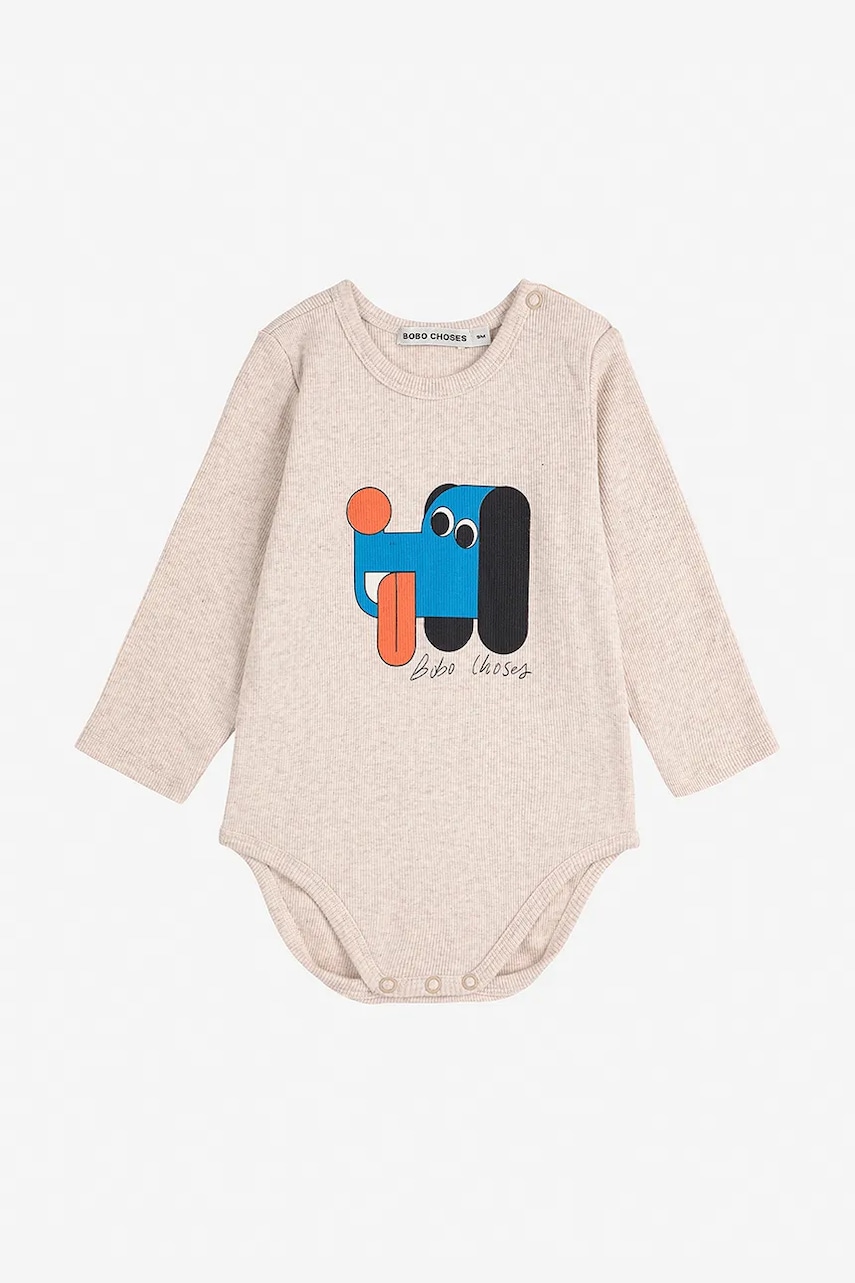 Боди для младенцев Bobo Choses Doggy Mate 225AB028 Боди для младенцев Bobo Choses Doggy Mate 225AB028