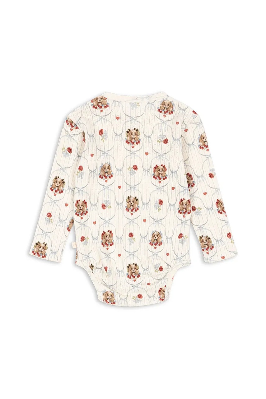 Детское боди из хлопка Konges Sløjd MINNIE BODY GOTS KS103916