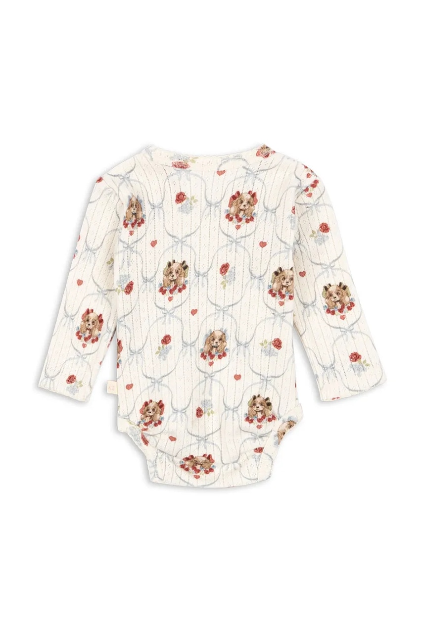 Детское боди из хлопка Konges Sløjd MINNIE NEWBORN BODY GOTS KS103919 Детское боди из хлопка Konges Sløjd MINNIE NEWBORN BODY GOTS KS103919